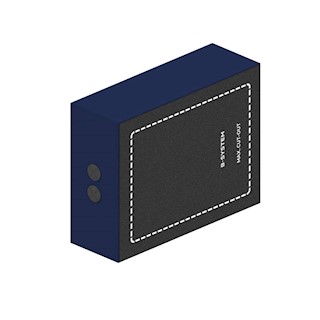 B-System optimized backbox for exterior ceilings