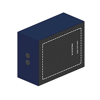 B-System optimized backbox for exterior ceilings