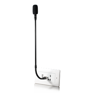 Dante Module wall plate microphone and headphone encoder / decoder