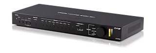 Advanced Multi-format 4K Presentation Switch with Audio/Mic I/O & a built-in audio amplifier