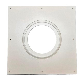 B-System adapter (400x400x12mm, cut-out: 171mm, round)