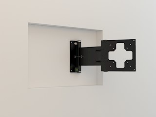 Flat Panel motorised double swivel mount