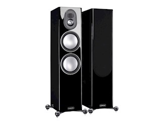 Monitor Audio floorstanding speakers (pair)
(Also available in Satin White, Piano Ebony & Dark Walnut)