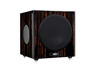 Monitor Audio subwoofer
(Also available in Satin White, Piano Black & Dark Walnut)