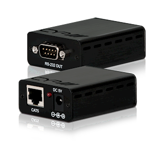 RS-232 Control over CAT5e/6 Extender Set