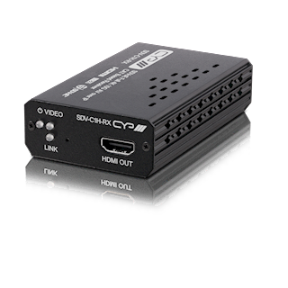 SDVoE Full 4K 10G AV over IP CAT-Based Small Form Factor Receiver

