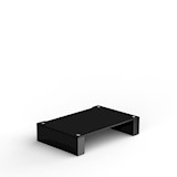 Hifi-Stand-120-shelf-Black-Glass-HG-Black-