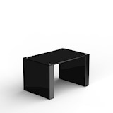 Hifi-Stand-LP-shelf-Black-Glass-HG-Black-