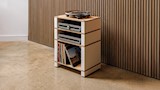 Hifi-Stand-LP-shelf-Natural-Ash-Plywood-Satin-White-